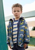 Hatley Boys Under Construction Rain Jacket, Navy image