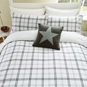 Helena Springfield Hunter’s Check Duvet Cover Set, Grey image