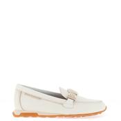 Hispanitas Zinnia Pebbled Leather Loafers, Off White image
