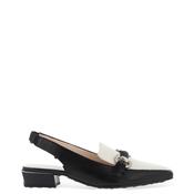 Hispanitas Azucena Sling Back Loafer Style Shoes, Black image