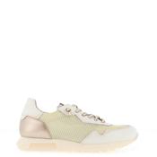 Hispanitas Oregon Mesh Chunky Trainers, Cream &amp; Yellow image