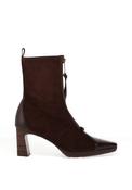 Hispanitas Bangkok High Ankle Sock Boot, Dark Brown image