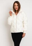Guess Pearl Embossed Puffer Coat, Cream image