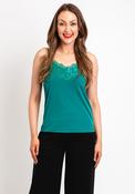 ICHI Lace Cami-Top, Green image