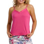 Indigo Sky Vibrant Floral Short Pyjama Set, Pink image