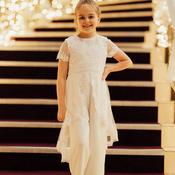 Isabella IS24650 Communion Jumpsuit, White