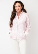Jessica Graaf Floral Print Full Zip Sweatshirt, Pink image