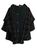 Branigan Weavers One Size Tina Hooded Swing Cape, Killybegs Hunter image