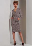 Jolie Moi Gwen Pegged Midi Dress, Neutral Animal image
