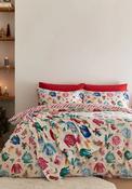 Catherine Lansfield Christmas Jolly Jumpers Duvet Cover Set, Cream image