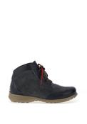 Jose Saenz Soft Leather Lace Up Ankle Boot, Navy image
