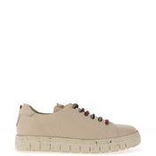 Jose Saenz Leather Laced Trainers, Beige