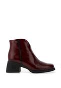 Jose Saenz Patent Leather Heeled Boot, Red image