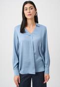 Joseph Ribkoff Satin Tunic Shirt, Blue image