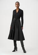 Joseph Ribkoff Belt Detail Midi Dress, Black image