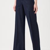 Joseph Ribkoff High-Rise Wide Leg Jeans, Dark Denim Blue