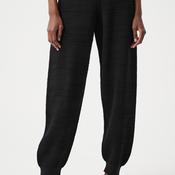 Joseph Ribkoff Pull-On Cuffed Joggers, Black image
