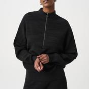 Joseph Ribkoff Half-Zip Textured Sweater, Black image