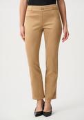 Joseph Ribkoff Scuba Suede Slim Fit Trousers, Beige image