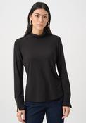Joseph Ribkoff Fitted Jersey Top, Black image