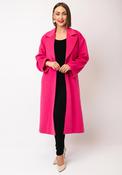 Kate Cooper Soft Rib Classic Coat, Pink image