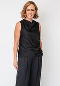 Joseph Ribkoff Cowl Neckline Top, Black image