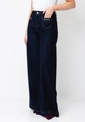 Joseph Ribkoff Chain Pocket Wide Leg Jeans, Dark Blue image