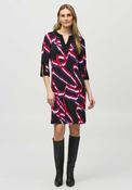 Joseph Ribkoff Printed Shift Dress, Black Multi image