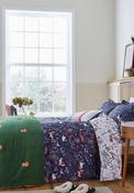 Joules Sleep Bright Double Duvet Cover Set, Navy image
