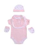 Just Too Cute Baby Girl 5 Piece Bundle Of Joy Gift Set Pink in