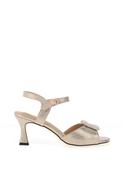 Kate Appleby Thoresby Dot Print Heeled Sandals, Silver image