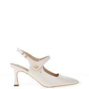 Kate Appleby Parciau Faux Patent Sling Back Heel, Off White image
