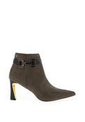 Kate Appleby Thorgill Ankle Strap Heeled Boots, Green image