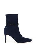 Kate Appleby Thanmine Stud Heeled Ankle Boots, Navy image