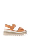 Kate Appleby Multi Strap Platform Sandals, Orange image
