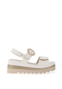 Kate Appleby Multi Strap Platform Sandals, Off White image