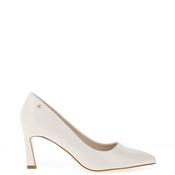 Kate Appleby Bamburgh Patent Heeled Shoe, Off White