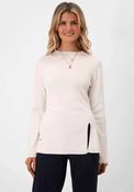 Kate &amp; Pippa Margot Aline Rib Stretch Top, White image