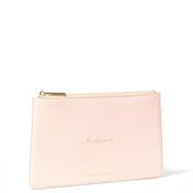 Katie Loxton 'Bridesmaid' Bridal Sentiment Pouch, Light Pink image