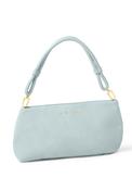 Katie Loxton Asha Suedette Wristlet Clutch Bag, Blue Mist image