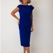 Kevan Jon Hali Corsage Detail Pencil Dress, Blue image
