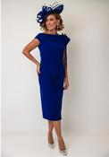 Kevan Jon Hali Corsage Detail Pencil Dress, Blue image