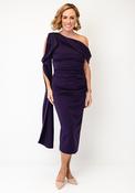 Kevan Jon Serafina Sleeve Detail Pencil Dress, Purple image
