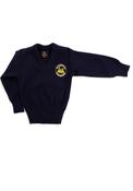 St Marys N.S Castlefinn V-neck Jumper, Navy image