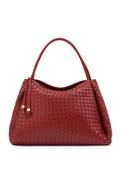 Katie Loxton Nova Hand Woven Large Shoulder Bag, Red image