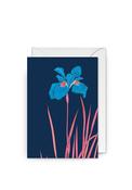 Lagom Design Blue Iris Greetings Card image