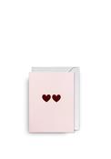 Lagom Design “Love Hearts” Mini Greetings Card image