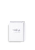 Lagom Design “Sometimes There Are No Words” Mini Greetings Card image