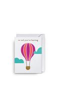 Lagom Design “So Sad You’re Leaving” Mini Greetings Card image