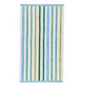 Land &amp; Shore Barrow Striped Towel, Green Multi image
